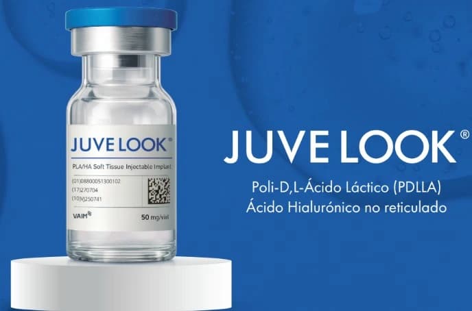 Presentación de Juvelook 50 mg como bioestimulador híbrido con PDLLA y ácido hialurónico